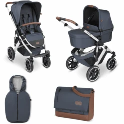 ABC DESIGN Kinderwagen Salsa 4 Air Set Lake Kollektion 2023