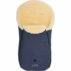 Altabebe Lammfellfußsack Für Kinderwagen Nordkap Marine