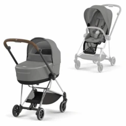 Cybex PLATINUM Kombikinderwagen New Mios Chrome Brown Soho Grey