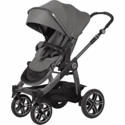 Hartan Kinderwagen Racer GTX Mit Handbremse Casual Collection Stardust (902) Gestellfarbe Platin