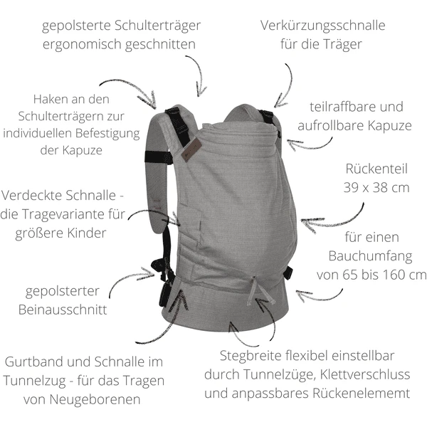 Hoppediz Babytrage Buckle Kreta â Bild 7