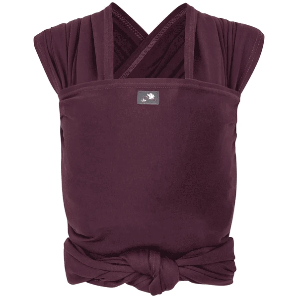 Hoppediz Maxi Elastisches Tragetuch Aubergine