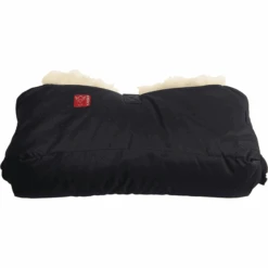 KAISER Lammfell-Handwärmer Big Double Schwarz