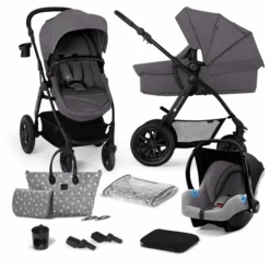 Kinderkraft Kombikinderwagen 3 In 1 XMOOV Dark Gray