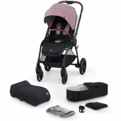 Kinderkraft Kombikinderwagen Evolution Cocoon 2 In 1 Mauvelous Pink