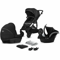 Kinderkraft Kombikinderwagen Prime Lite 3 In 1 Deep Black