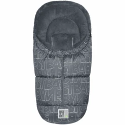 Odenwälder Fußsack Levi Fashion Letters BabyNest Silver-grey