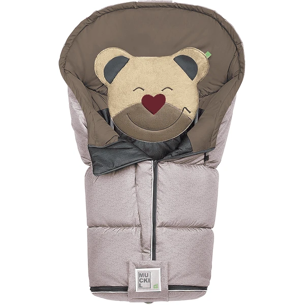 Odenwälder Fußsack Mucki L Fashion Modern Blizzard Sweet Chocolate