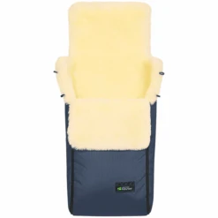 Odenwälder Lammfell-Fußsack Paul Marine