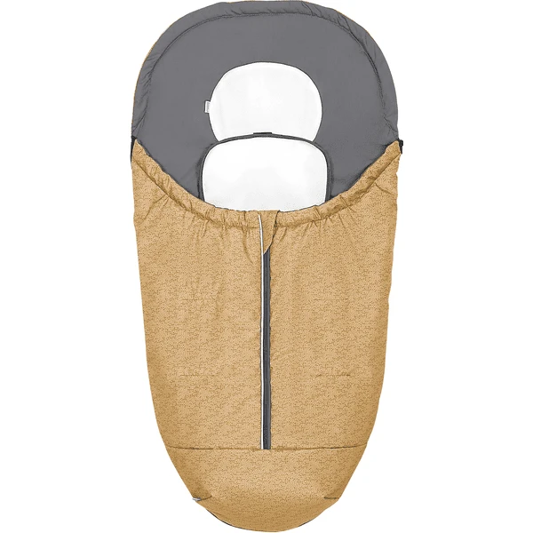 Odenwälder Systemfußsack Klimocool Modern Blizzard Dark Mustard