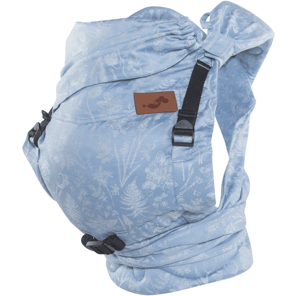 SCHMUSEWOLKE Babytrage HalfBuckle Fleur Provence Leinen