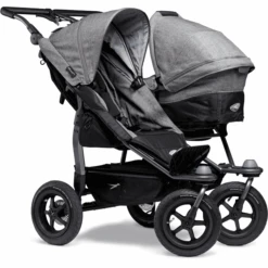 Tfk Geschwisterwagen Duo Air Premium Grau