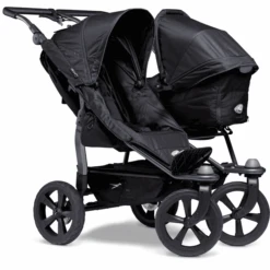 Tfk Geschwisterwagen Duo Ecco Schwarz